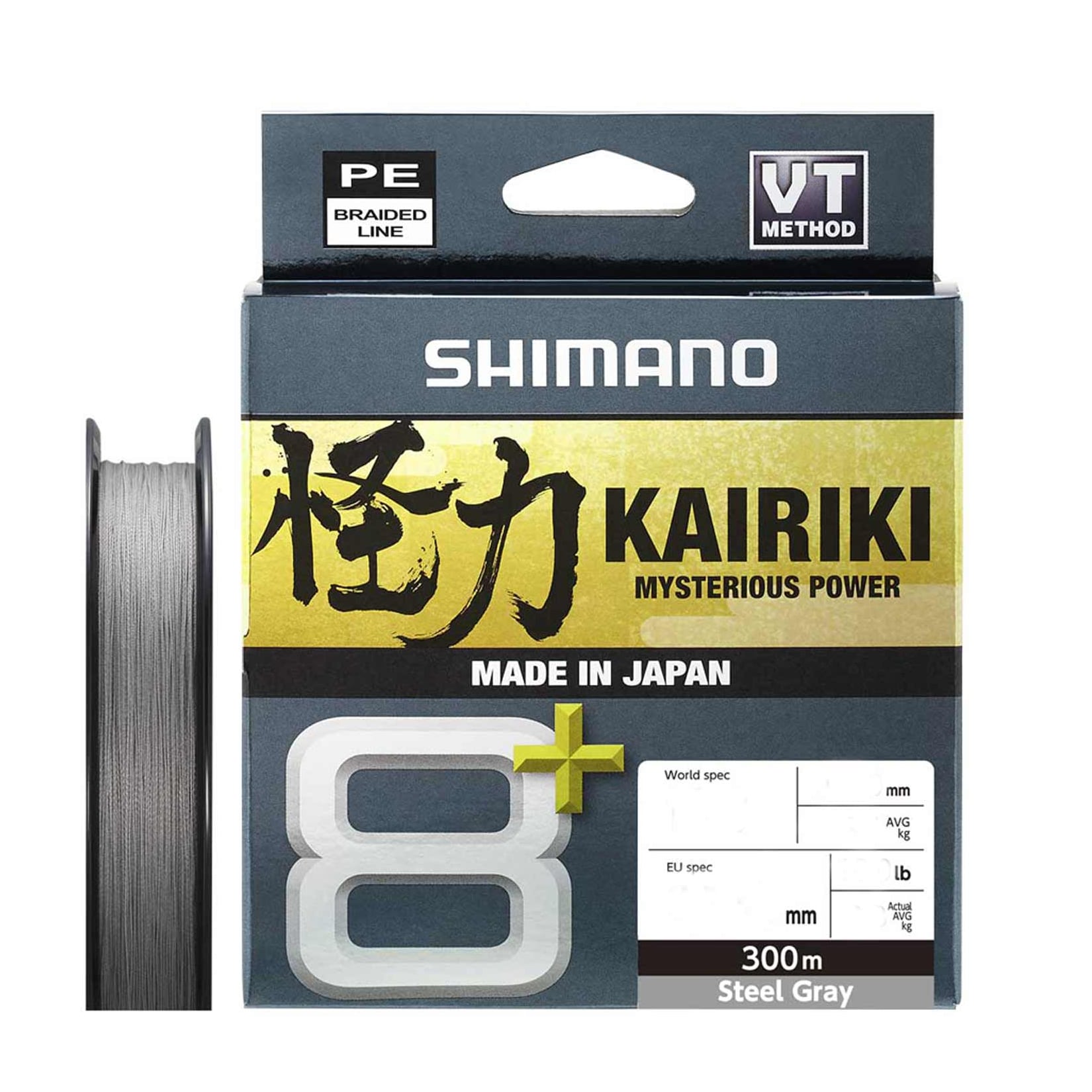 Shimano Kairiki 8+ geflochten 0,13 mm 300 m
