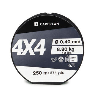 Caperlan Angelschnur monofil 4x4, 250 m